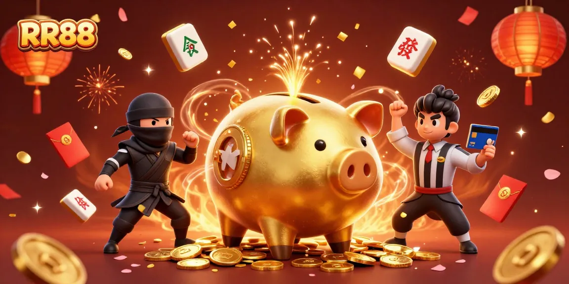 Experience thrilling wins at RR88 with golden piggy bank and dynamic gaming elements
