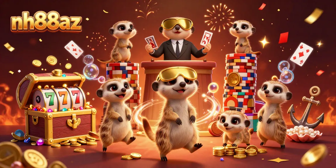 Experience thrilling gameplay at nh88az with playful meerkats running a vibrant online casino.