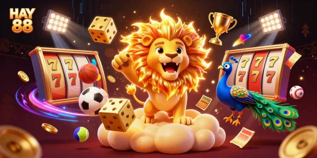 Engage in thrilling gameplay at HAY 88 with dynamic 3D casino elements and exciting games.