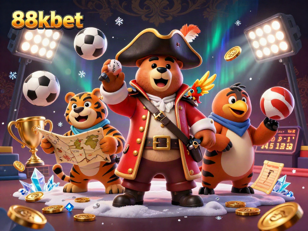 Engage with 88kbet in a thrilling casino adventure featuring dynamic game elements and vibrant characters.