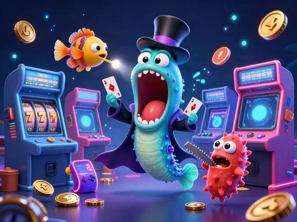 Engaging MV66 casino scene with illuminated game elements featuring vibrant characters, interactive gameplay, and thrilling energy.