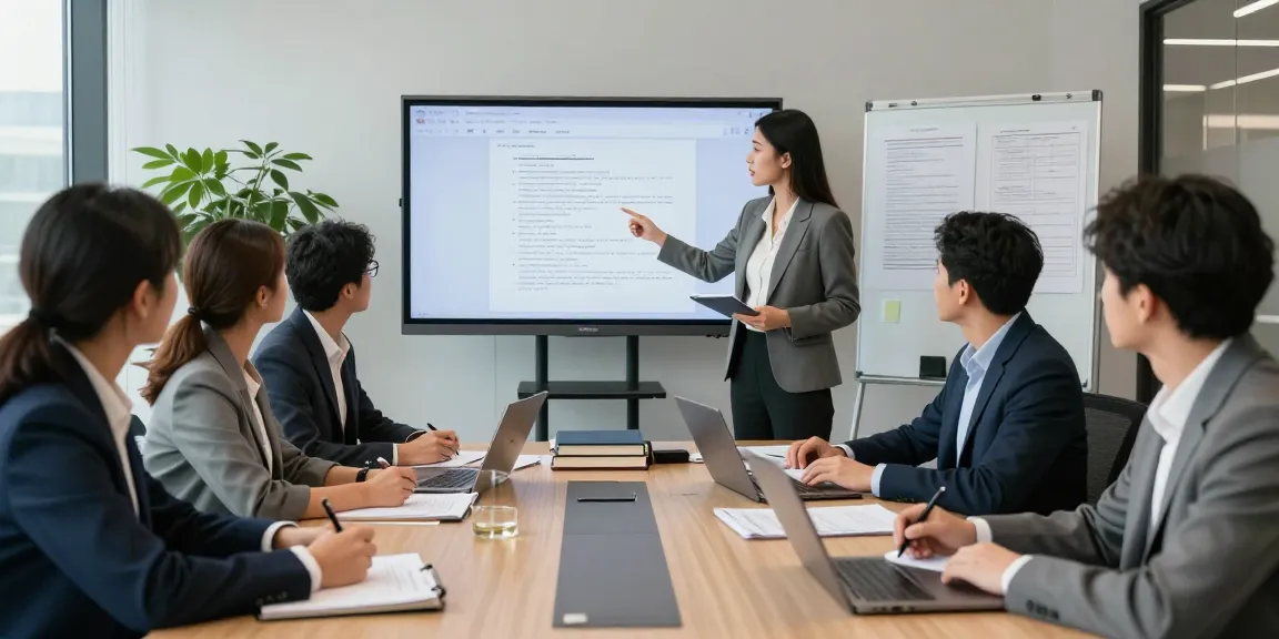 Legal professionals collaborating effectively in a modern office setting, showcasing such a good point about teamwork in law.