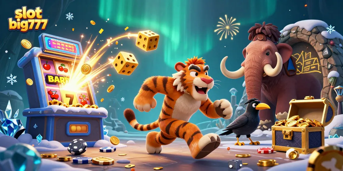 Experience the thrill of slot big777 with vibrant, dynamic casino elements and characters.